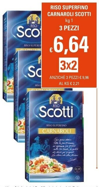 Basko Scotti Riso Superfino Carnaroli offerta