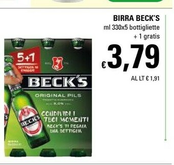 Basko Beck's - Birra 330 G(ml) offerta