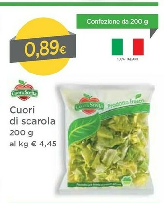 DPiù Cuor di scelta Cuori Si Scarola offerta