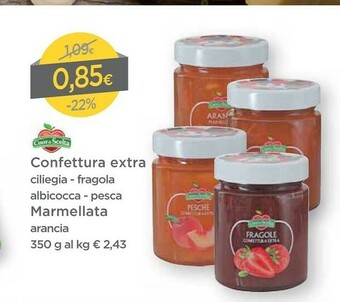 DPiù Confettura Extra Ciliegia-fragola 350 G offerta