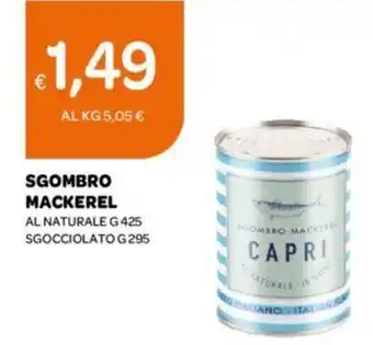Ekom Sgombro Mackerel al naturale g 425 offerta