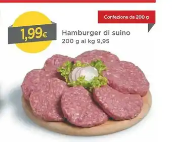 DPiù Hamburger Di Suino offerta