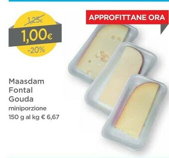 DPiù Maasdam Fontal Gouda offerta