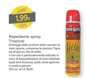 DPiù Tropical Repellente Spray offerta