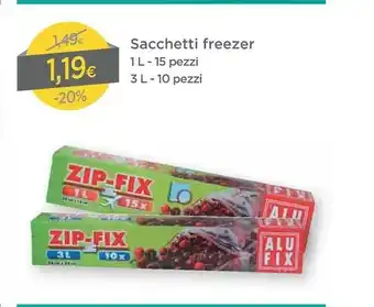Alu Fix Sacchetti Freezer