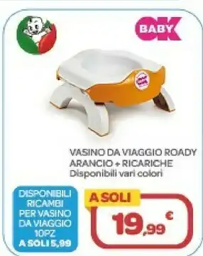 Vasino Da Viaggio Roady Arancio + Ricariche
