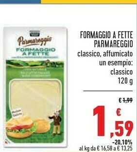 Conad Parmareggio Formaggio A Fette offerta