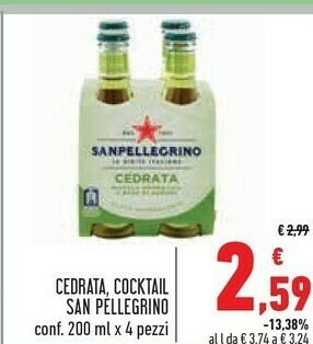 Conad San Pellegrino Cedrata offerta