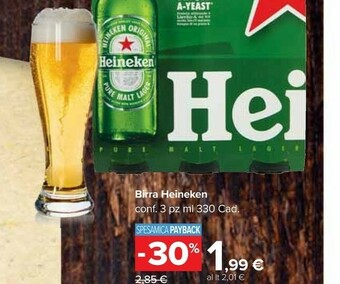 Carrefour Market Heineken Birra offerta