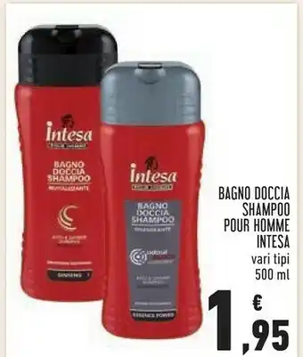 Conad Intesa Bagno Doccia Shampoo Pour Homme 500ml offerta