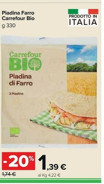 Carrefour - Piadina 300 G(ml)