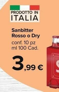 Carrefour Market Sanbitter Rosso O Dry offerta