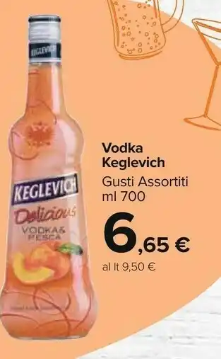 Carrefour Market Keglevich - Fresh Vodka & Menta 700 G(ml) offerta