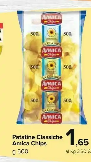 Carrefour Market Amica Chips Patatine Classiche offerta