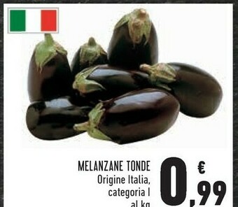 Conad Conad Melanzane Tonde offerta