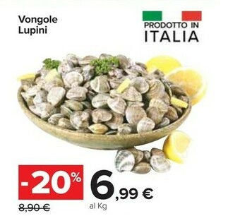 Carrefour Market Vongole Lupini offerta