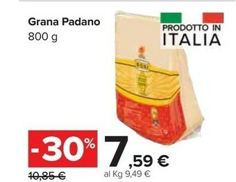 Carrefour Market Grana Padano DOP offerta
