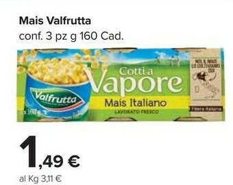 Carrefour Market Valfrutta Mais offerta