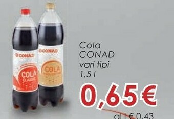 Conad Conad - Cola 1500 Ml offerta