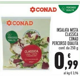 Conad Conad Insalata Mista Classica 250 G offerta