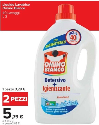 Carrefour Market Omino Bianco Liquido Lavatrice offerta
