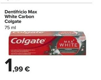 Carrefour Market Colgate Dentifricio Max White Carbon offerta