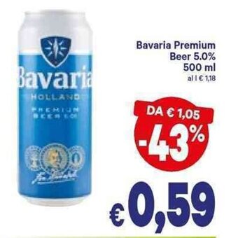 A&O Bavaria Premium Beer 5.0% 500ml offerta