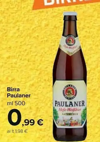 Carrefour Paulaner - Paulaner Naturtrub 500 G(ml) offerta