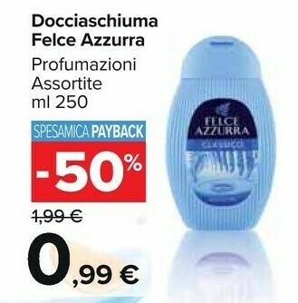 Carrefour Felce Azzurra Docciaschiuma offerta