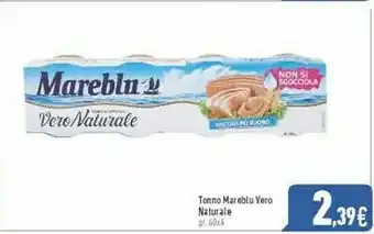 C+C Italmarket Mareblu Tonno Vero Naturale 60g offerta