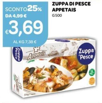 Ekom Zuppa di Pesce Appetais g 500 offerta