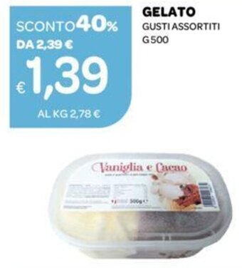 Ekom Gelato Gusti assortiti g 500 offerta