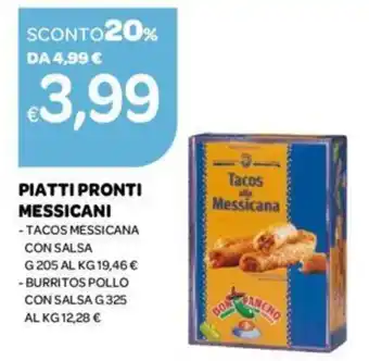 Ekom Piatti Pronti Messicani offerta