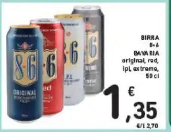 Conad Birra 8-6 Bavaria original. 50 cl offerta