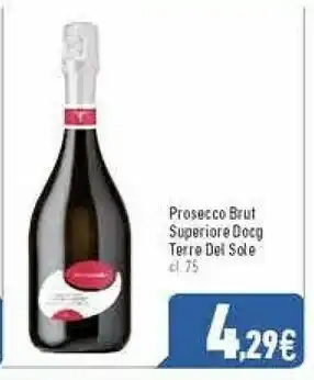 C+C Italmarket Terre Del Sole Prosecco Brut Superiore Docg offerta