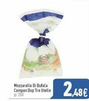 Tre stelle Mozzarella Di Bufala Campana DOP