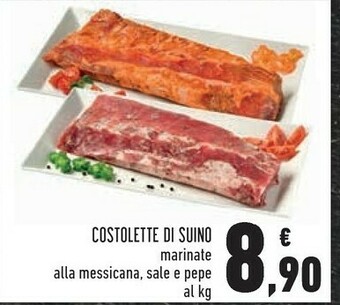 Conad Margherita Costolette Di Suino Marinate Alla Messicana offerta