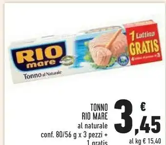 Conad Margherita Rio Mare Tonno Al Naturale offerta