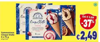 A&O Sammontana Cinque Stelle 6x75g offerta