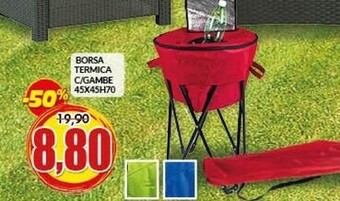 Risparmio Casa Borsa termica c/gambe 45x45h70 offerta