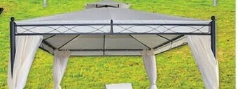 Risparmio Casa Gazebo vesta dark grey 3x3x2,7 offerta