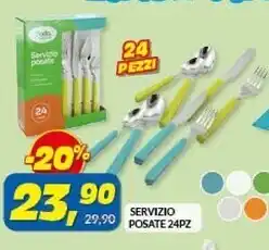Risparmio Casa Linea aurora servizio posate 24pz offerta