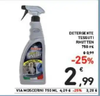 Conad Detergente Tessuti Rhutten 790 ml offerta