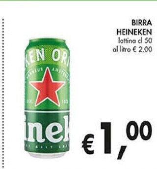 Coal Heineken birra offerta