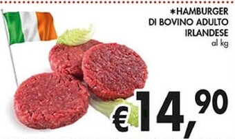 Coal Hamburger di bovino adulto irlandese offerta