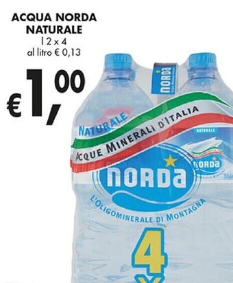Coal Norda acqua naturale offerta