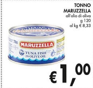 Coal Maruzzella tonno offerta