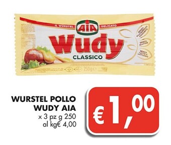 Coal Aia wurstel pollo wudy offerta