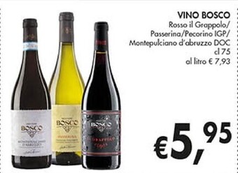 Coal Bosco vino offerta