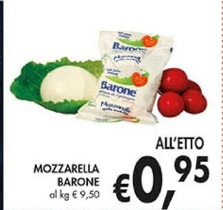 Coal Barone mozzarella offerta